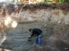 Traces of oil contamination