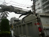 Hauling the contaminated soil