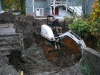 Digging the soil out